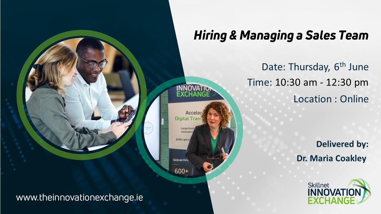 Hiring & Managing a Sales Team